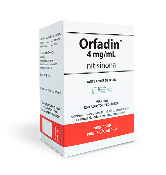 Comprar Orfadin indicado para o tratamento da Tirosinemia Tipo 1. Innovative Medicines Brasil.
