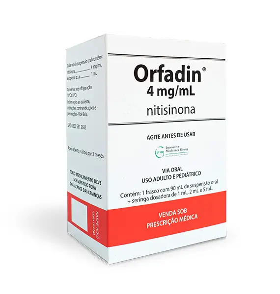 Comprar Orfadin indicado para o tratamento da Tirosinemia Tipo 1. Innovative Medicines Brasil.